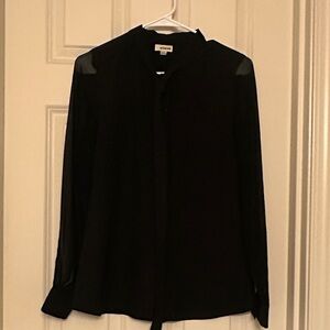 Storee Women's Tie Neck Blouse | S